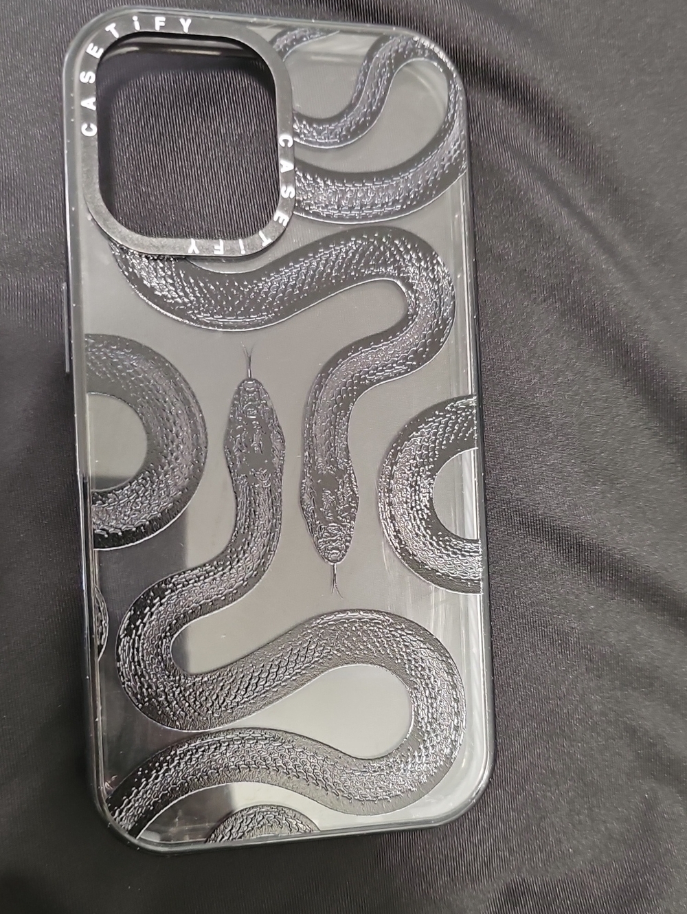 Casetify iphone 16 Black Kingsnake Impact Case - Picture 9 of 10